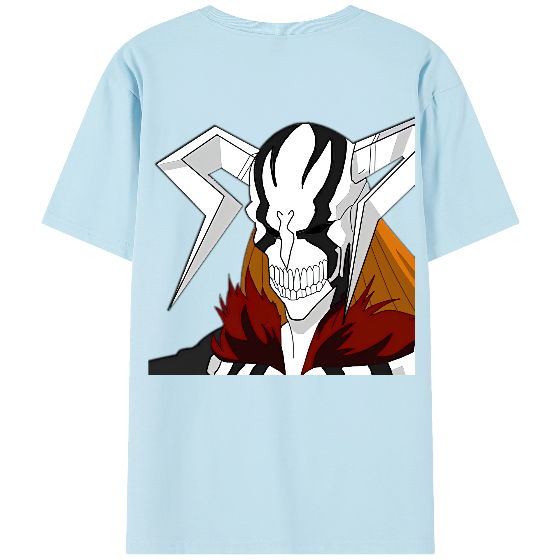 （画像用） ブリーチ 黒崎一護（くろさき いちご）BLEACH Kurosaki Ichigo 綿100％半袖Tシャツ（背面プリント）